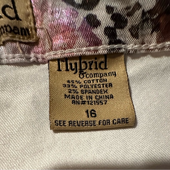 HYBRID Metallic Jeans 16 Festival Rockstar Unique Stretch Stunning Disco Dancing - Picture 8 of 10